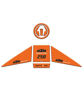 SKM KTM 250 ADVENTURE 2019-22 UYUMLU TANK PAD SET 002