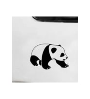 Ayı Vahşi Hayvanlar Tasarım Oto Sticker Siyah 15*7 Cm