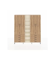 Arges Gardrop 10 Raflı 8 Çekmeceli 2 Askılı 220x30x243 Aytaşı-Çam