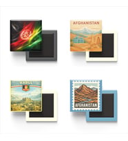 Buzdolap Magnetleri - Afganistan Kabil - Afghanistan - 4'lü Set Magneti