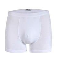 3'Lü Yıldız 38-39-40-41-42 Erkek Modal Pamuklu Likralı Boxer Renk (Beyaz)
