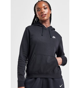 Nike Sportswear Essential Collection Fleece Hoodie Kadın Kapüşonlu Sweatshirt Siyah
