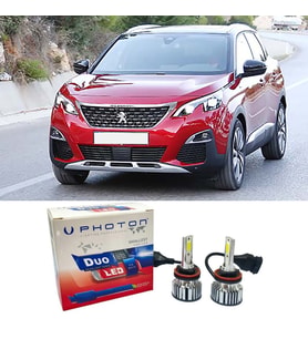 Peugeot 3008 Led Xenon Sis Far Ampulü H11 Duo Yeni Seri Beyaz 2016+