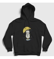 Presmono Unisex Beyaz Sheep And Rain Kuzu Kapüşonlu Sweatshirt 288990tt (Siyah)