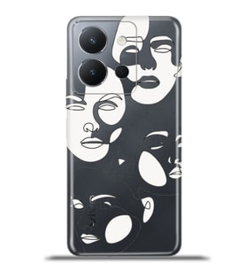 Vivo Y36 Kapak HD Renkli Dizayn Silikon Kılıf - Sketchfaces