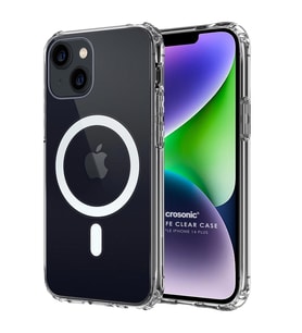 Microsonic Apple iPhone 14 Plus Kılıf MagSafe Clear Soft Şeffaf (Renksiz)