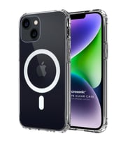 Microsonic Apple iPhone 14 Plus Kılıf MagSafe Clear Soft Şeffaf (Renksiz)