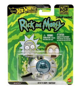 Hot Wheels Premium - Rick's Ship / Bateau - Rick And Morty (1/64) Pop Culture - JHW95