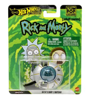 Hot Wheels Premium - Rick's Ship / Bateau - Rick And Morty (1/64) Pop Culture - JHW95