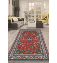 Dijital Kaymaz Taban Yıkanabilir Modern Renkli Salon Halısı Mutfak Halısı Yolluk ND-HT-1204 (Çok Renkli)