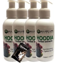 Allied Life Sciences Hoodia Herbal Extracts Slimming & Tightening Gel 150 Ml X 4 Adet + Jel