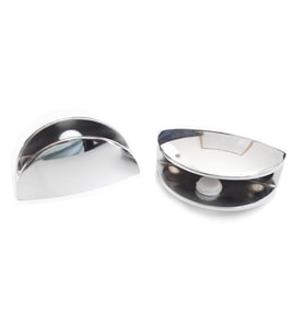 Oval Krom Etejer Camı Tutucu Takımı