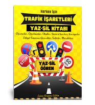 Herkes İçin Trafik İşaretleri YAZ-SİL Kitabı