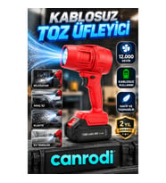 Kablosuz Elektrikli Toz Üfleyici – 12.000 Devir Güçlü Hava Üfleme ve Çok Amaçlı Temizlik
