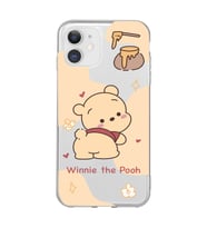 Iphone 11 Uyumlu Winnie The Pooh Tasarımlı Şeffaf Telefon Kılıfı