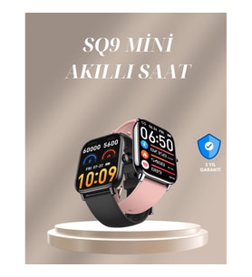 Mey İthalat® IP67 Suya Dayanıklı AMOLED Akıllı Saat Bildirim ve Sağlık Takip Özellikli