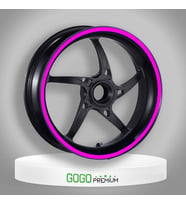 Florasan Pembe 7Cm X 7 M Lüks 1 Set Jant Şeridi