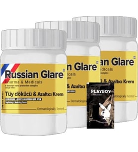 Rusian Glare Tüy Nano 3 Adet x 50 ml Rus Merhemi + Yanında Jel