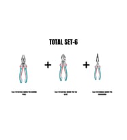 Total Set-6 (180MM PRO KOMBİNE PENSE+180MM PRO YAN KESKİ+200MM PRO KARGABURNU)