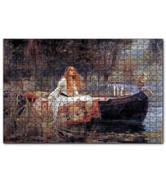 Cakapuzzle Shalott Leydisi John William Waterhouse  Puzzle Yapboz MDF (Ahşap) (120 Parça)