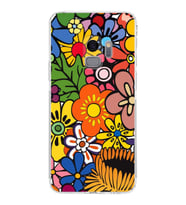PrintiFy Samsung Galaxy S9 ile Uyumlu Retro Color 2  Kamera Korumalı Şeffaf  Kılıf