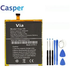 CASPER VİA V8 PİL BATARYA VE TAMİR SETİ