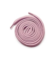Pudra Pembe 1 cm Kalınlığında 1 Çift Yassı Spor Ayakkabı Bağcığı