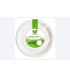 ŞeyliŞeyler - Roll-Up Ekolojik Karton Tabak 22 cm 25 Adet