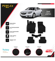 Opel Insıgnıa 2008-2017 3D Havuzlu Paspas (Siyah - Beyaz)