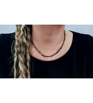 GAD Hematit Gold Kolye