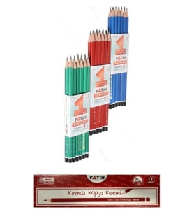 Mercanlı Kurşun Kalem ve Kırmızı Kopya Kalemi Ofisinn No:034