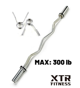 XTR Fitness Profesyonel Olimpik Z Bar 120 Cm 50 Mm (iğneli Rulman)