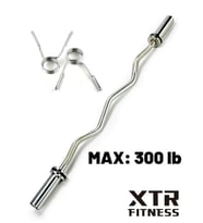 XTR Fitness Profesyonel Olimpik Z Bar 120 Cm 50 Mm (iğneli Rulman)