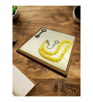BEYRUT DAMLA KEHRİBAR TESBİH KÜRE KESİM BABALAR GÜNÜ SEVGİLİYE HEDİYE T-848