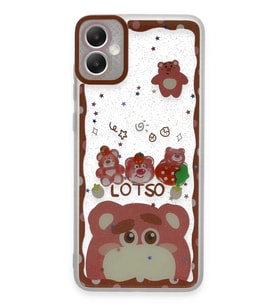 Galaxy A05 Kılıf Sweet Desenli Silikon Kapak - Pembe