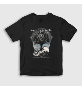 Presmono Unisex Çocuk Siyah San Antonio A Perfect Circle T-Shirt 455779tt