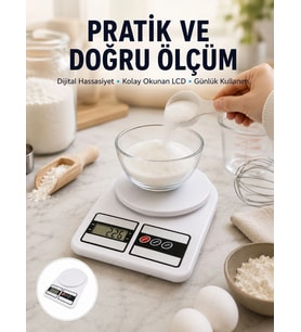 Mulvxkrg Krg02 Pratik Ve Şık Tasarımıyla Dijital Mutfak Tartısı Yeni Nesil (Mulvix)