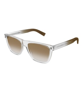 Saint Laurent SL619 007 56 Erkek Güneş Gözlüğü (Şeffaf)