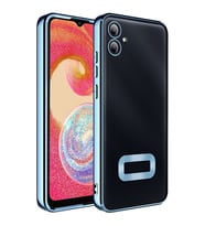 Samsung Galaxy A06 Uyumlu Kılıf Kamera Korumalı Logo Gösteren Zore Omega Kapak