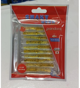 Pandora Shaky LRF Silicon 5cm 10'lu Renk: Honey Shrimp