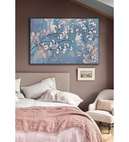 Tablolife Almond Blossom Yağlı Boya Dokulu Tablo 75X100,Çerçeve;Gold