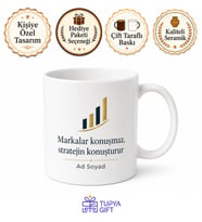 Marka Yöneticisi Brand Manager Logo Konumlandırma İmaj Kupa Bardak Hediye