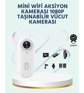 Geniş Açı Lensli Wifi Spor Ve Vlog Kamerası