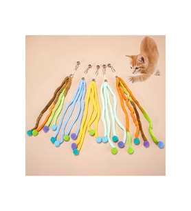 Zilli Kedi Oyuncağı - Peluş - Ponponlu