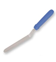 Eğik Pasta Spatulası Paslanmaz Krema Spatula Çelik Büyük Boy 41 cm