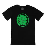 Hulk Yumruk Siyah Tişört