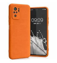 Coverzone Xiaomi Redmi Note 10 Pro ?le Uyumlu K?l?f Z-Mara Lansman Vieri Tam Koruma Arka Kapak Kamera Koruma �?k?nt?l? P�r�zs�z Y�zey Turuncu
