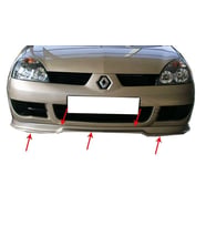 Renault Clio Uyumlu 2 Ön Tampon Altı Fiber 1998-2008