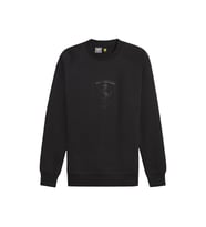 Puma Ferrari Race Big Shield Crew Erkek Günlük Sweatshirt 62380201 Siyah