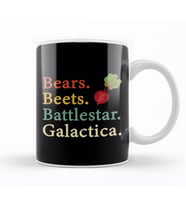 Bears Beets Battlestar Galactica The Office jim Halpert Kupa Bardak Porselen
